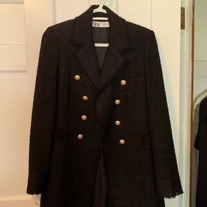 Zara black fall jacket